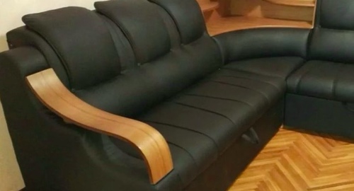 Перетяжка кожаного дивана. Новоалександровск